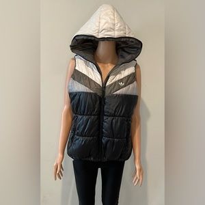 Hooded Adidas Puff Vest